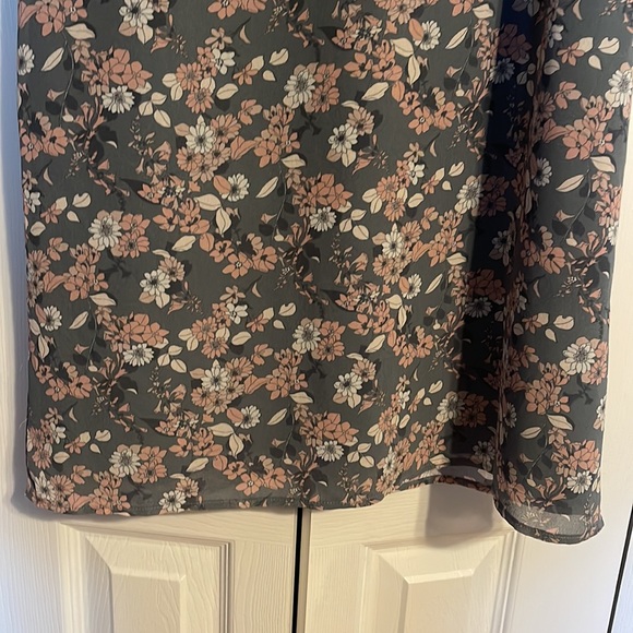 NWOT LOFT cap sleeve floral dress size XXSP - Picture 6 of 9